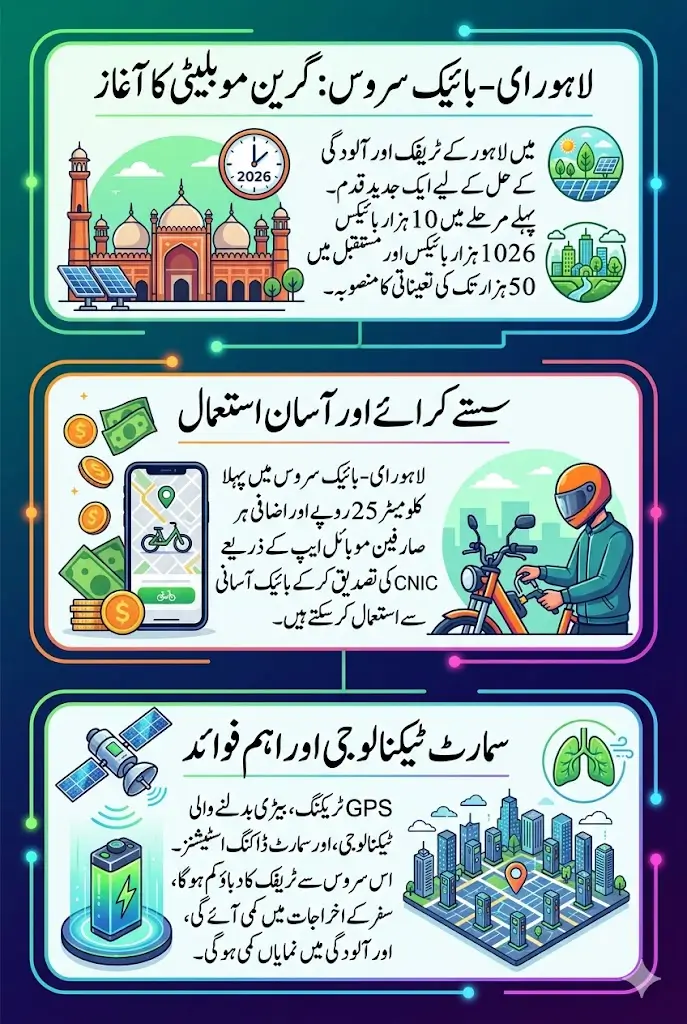 Lahore E-Bike Sharing Service Starts in 2026 – Check Affordable Per-Kilometer Charges
